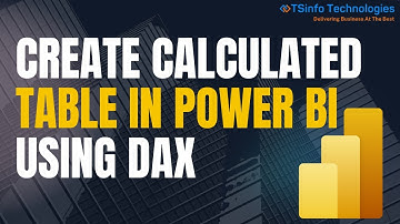 Create Calculated Table in Power BI Using DAX | Step-by-Step Tutorial