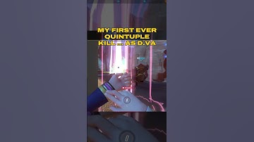 D.Va Quintuple Kill #overwatch2 #gaming #playoverwatch #overwatchclips #potg #games #gameplay