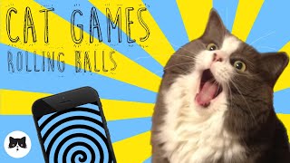 CAT GAMES  Entertaining Videos for Cats  ROLLING BALLS