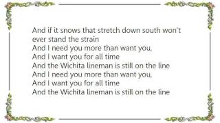 Freddie Hubbard - Wichita Lineman Lyrics