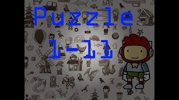 Scribblenauts DS - Puzzle 1-11 Solution