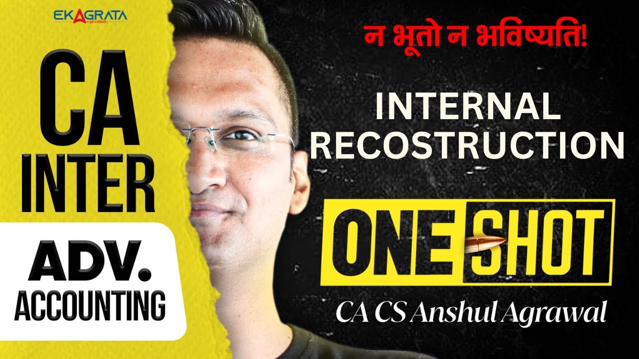 CA Inter Advanced Accounting | Internal Reconstruction Marathon | 2025 ...