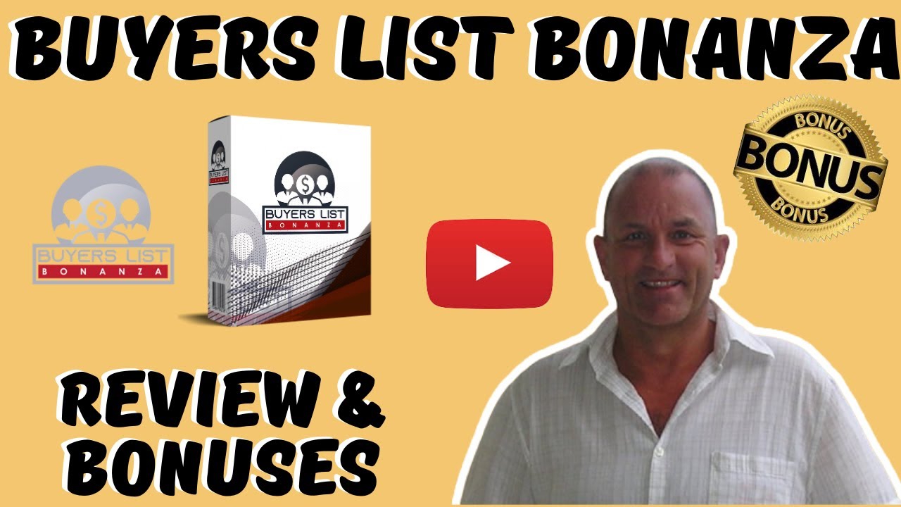 Buyers List Bonanza Review ⚠️STOP⚠️ DON'T BUY THIS WITHOUT GETTING MY 🔥 AWESOME CUSTOM 🔥 BONUSES!! 💥
