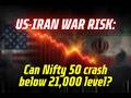 US-Iran war risk: Can Nifty 50 crash below 21,000 level? #Sensex #Nifty50 #StockMarketofIndia