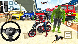 🦚 Indian Thift Auto Android Game 🌿 SuperMan & Spiderman Game😍G- Wagon & McQueen Car & Bike Showroom