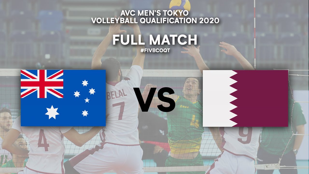 AUS vs. QAT - Full Match | AVC Men's Tokyo Volleyball Qualification 2020