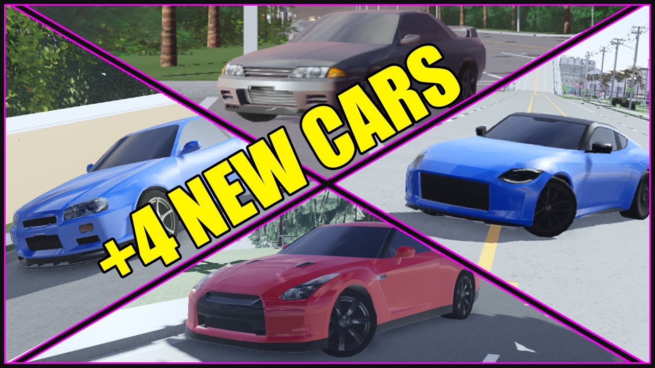 4 New Cars Nissan R34 Z400 Southwest Florida Roblox Youtube - how to fix skyline crash roblox