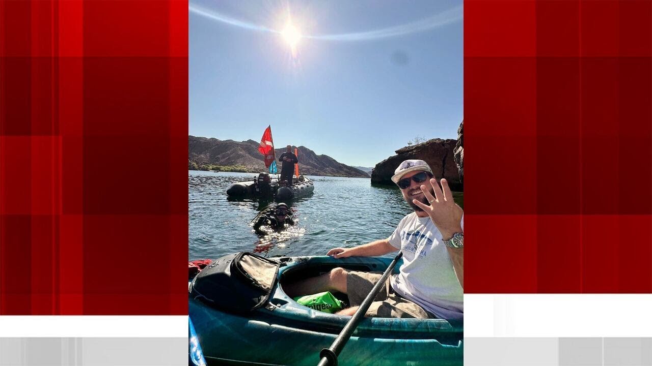 Scuba divers find Boulder City couple’s lost wedding ring - YouTube