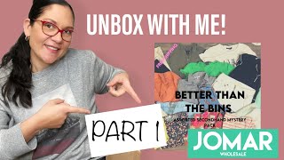 BETTER THAN THE BINS? PART 1- Jomar Wholesale Mystery Box - 100