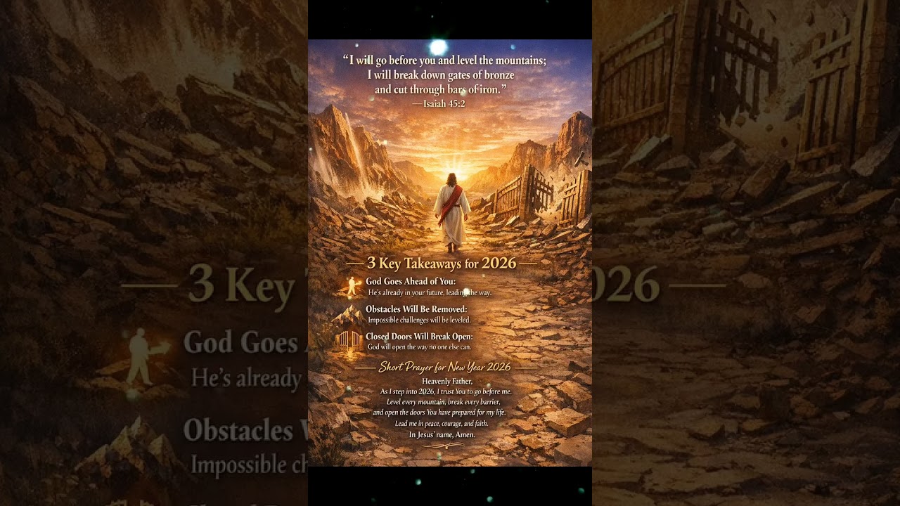 New Year 2026 Vakuthatham | God’s Promise for Your Future – Isaiah 45:2 