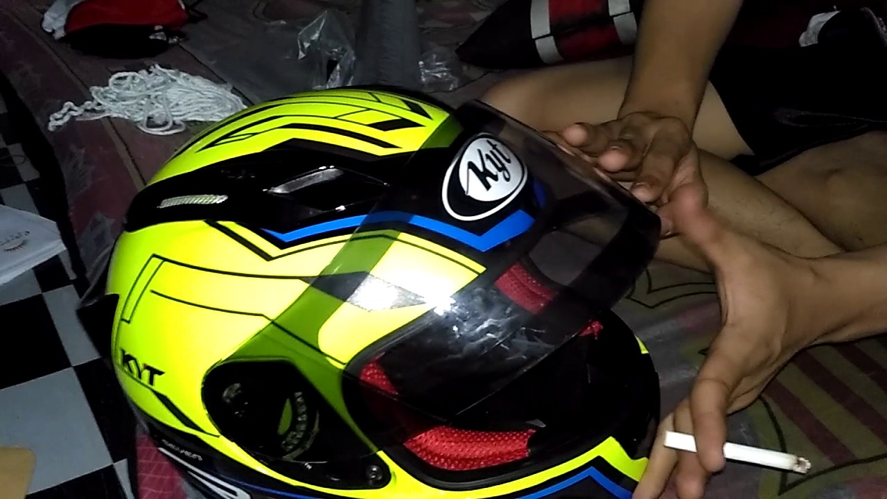 Kyt Rc7 Coating Stiker Pembuatan Stiker Helm YouTube