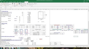 DẦM CHỊU MÔ MEM XOẮN THEO 5574-2018 (Có file excel)