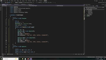 Pausa pra explicar C Sharp + P.O.O.