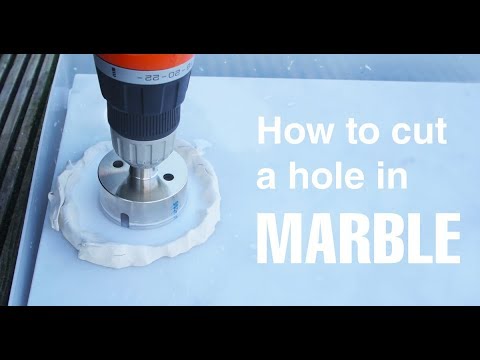 How to drill marble