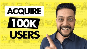 Growth Hacking Strategy for SaaS Startups (How to Acquire 100K Users)
