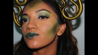 MEDUSA HALLOWEEN MAKEUP SUPER EASY TUTORIAL | AmandaSushma