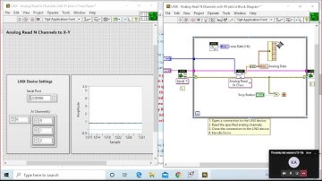 Select channel from array in LabVIEW