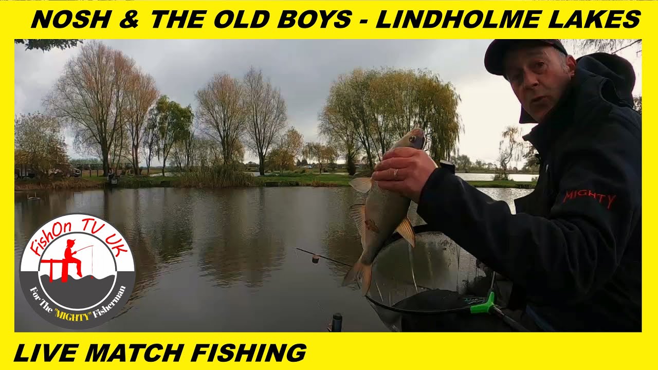 Live Match Fishing : Nosh and the Old Boys : Lindholme Lakes - YouTube