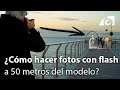 FOTOS CON FLASH A 50 METROS DEL MODELO