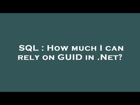 SQL : How