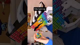 Void Helps Sara Solve A Rubix Cube 🤣 #paperart #papercrafts #paperdragon #shorts #viral #funny