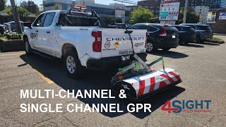 Mapping Underground Utilities Using Multi-Channel & Single-Channel GPR