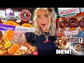 Eating ALL NEW FAST FOOD RELEASES For 24 HOURS!!