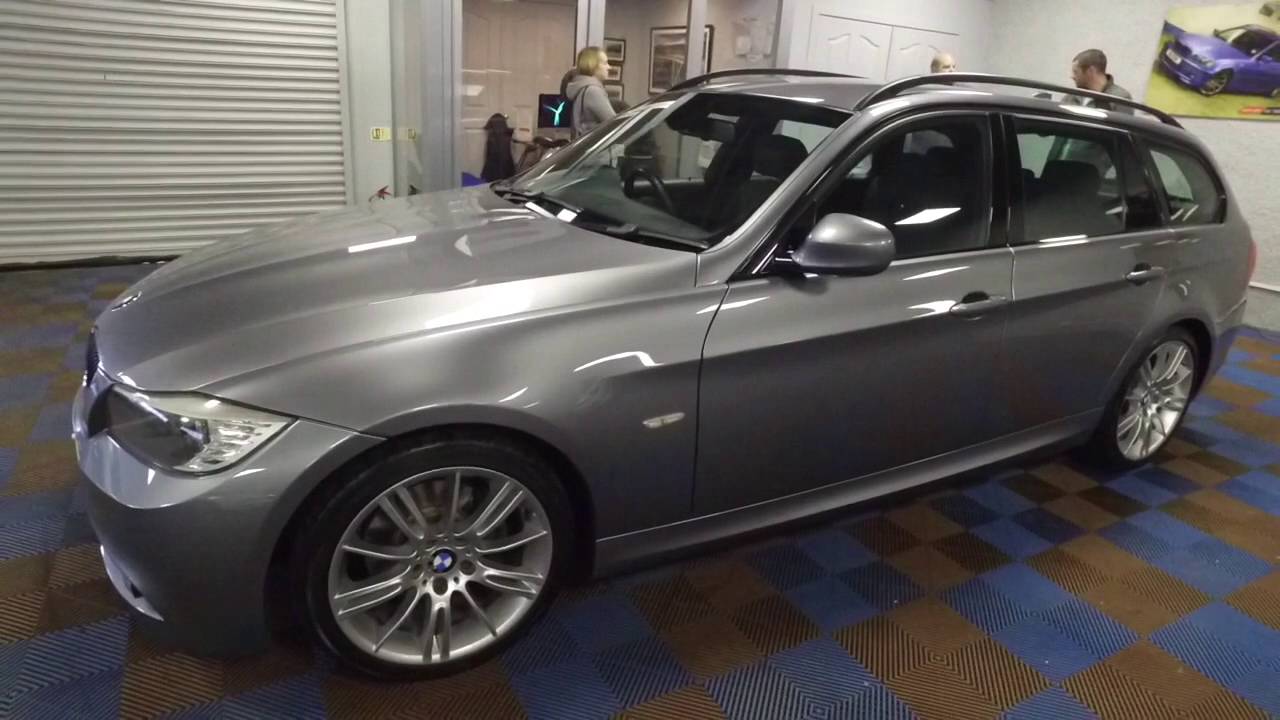 2008 58 BMW 320d M-Sport Touring (LCI) for sale by James Glen Car Sales, Airdrie, Glasgow - YouTube