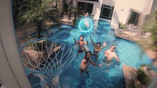 Fun with the Splash and Shoot Clear Pool Basketball Hoop  DunnRite Products