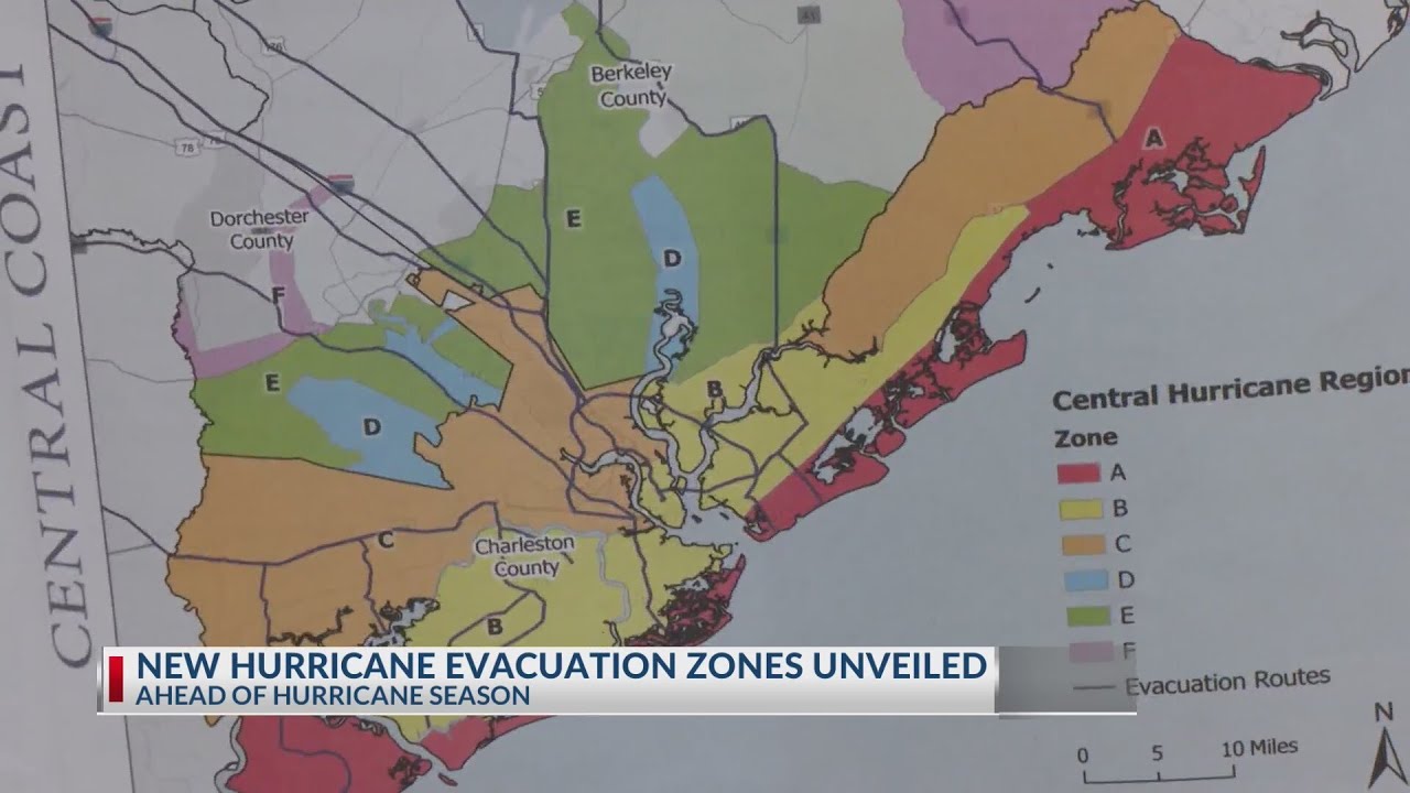 South Carolina updates coastal hurricane evacuation zones as season ...