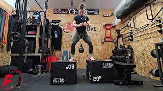 Belt Squat Between 2 Boxes