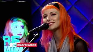 Paramore - MTV Asks - Still Into You & Misery Business - 2013
