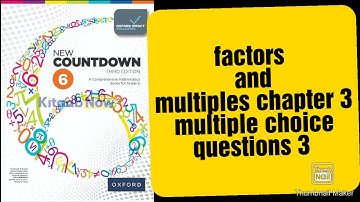 oxford new countdown book 6 third edition || chapter 3 || multiple choice questions 3 || solved