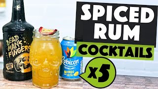 5 EASY Spiced Rum Cocktails | Easy Cocktails with Rum | Steve the Barman screenshot 1