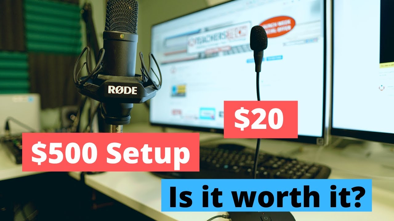 Is It Worth It? - $500 Audio Setup Vs $20 USB Mic