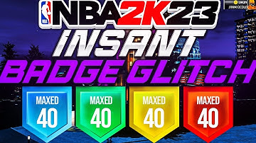 *NEW* NBA 2K23 INSTANT 100 GAME SLIDER BADGE GLITCH AFTER PATCH! BADGE GLITCH 2K23! NBA 2K23 GLITCH!