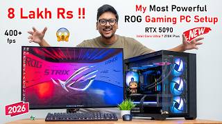 EPIC 8 Lakh Rs ROG Gaming PC Setup 2026 🤯 First Intel Core Ultra 7 270K Plus PC Build in India🔥