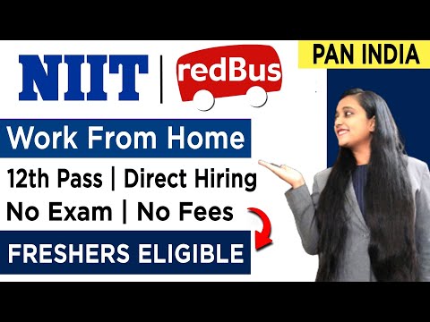NIIT Recruitment 2022 | Redbus Hiring Freshers | Work From Home Jobs | NIIT Job Placement |Apply Now