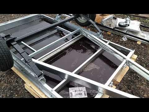 Сборка прицепа МЗСА 81771Е.101 для катера/лодки.TimeLapse - YouTube