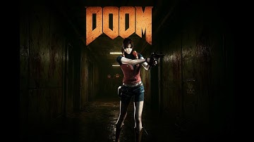 Resident DOOM: Claire Redfield Survives Ultimate DOOM Full Playthrough Part 2 (Vertical)