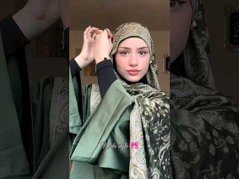 لفة حجاب 2025 لفة حجاب للعيد2025 لفة حجاب يومية سهلة وأنيقة لفة حجاب كيوت للبنات Hijabtutorial 2025