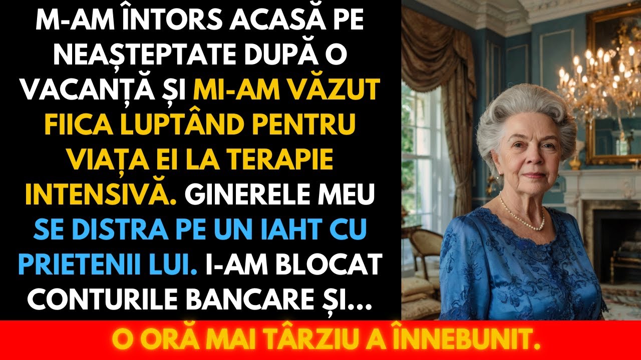 M-am întors acasă pe neașteptate și mi-am găsit fiica singură, luptând pentru viața ei la ATI...