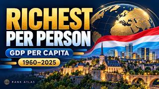 Richest Economies by GDP per Person 1960–2025 | 4K Bar Chart Race