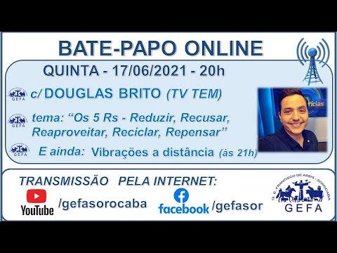 Assista: Bate-papo online - c/ DOUGLAS BRITO (17/06/2021)