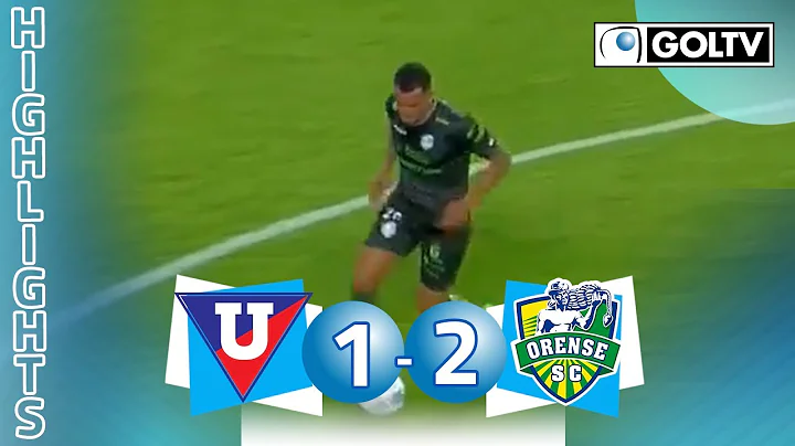 Liga de Quito 1 - 2 Orense SC | GOLES | Liga Pro Ecuador