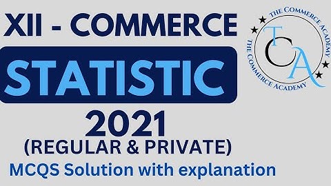 Statistics MCQs 2021 I.Com 2| Karachi Board Intermediate| Statistics Second year commerce|Urdu/Hindi