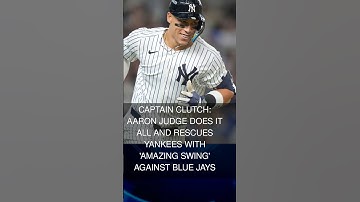 Captain clutch: Aaron Judge does it all and rescues Yankees with 