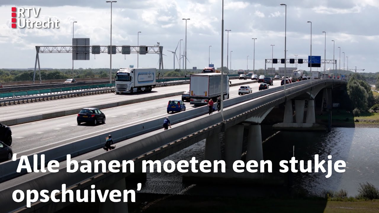 'Onveilig' fietspad langs de A2 wordt breder: 'Het heeft maar 12 jaar geduurd' | RTV Utrecht