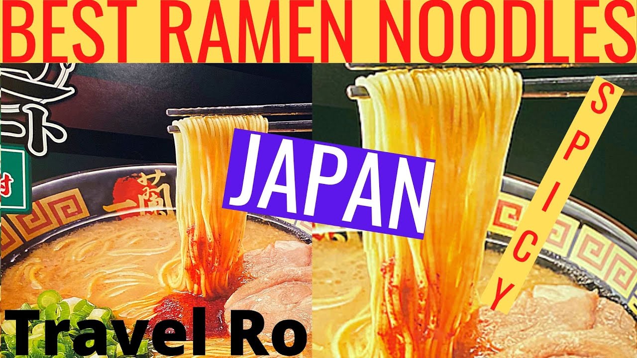 BEST NOODLES IN JAPAN TOKYO BEST SPICY NOODLES, AMAZING CHEAP BEST