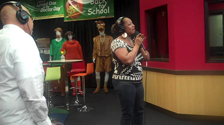 Regina Belle performs while visiting the Red Velve...